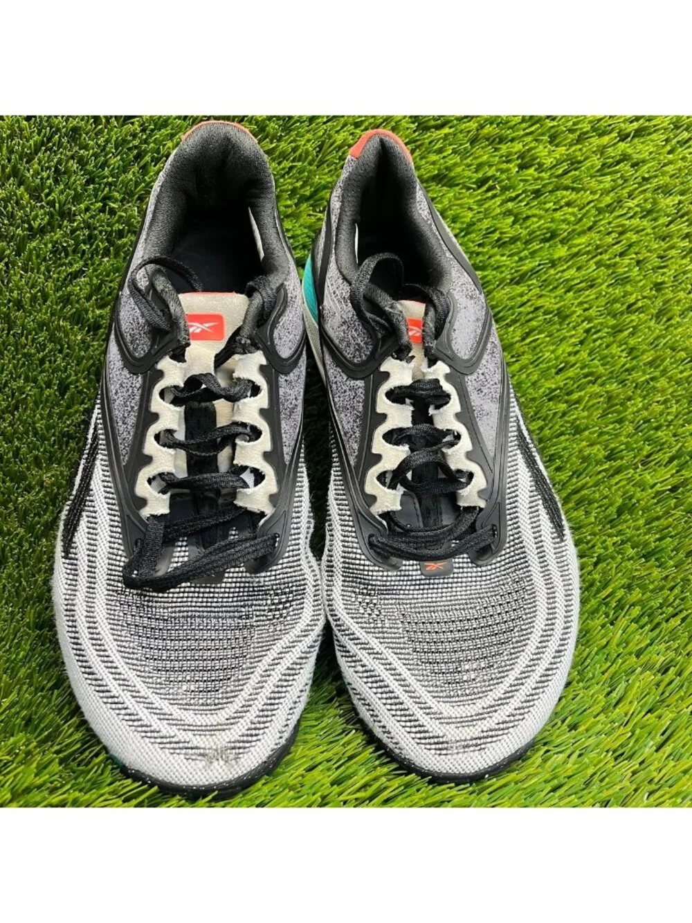 Reebok Nano X2 Womens Size 8.5 Black Gray Blue Athletic Running Shoes Sneakers